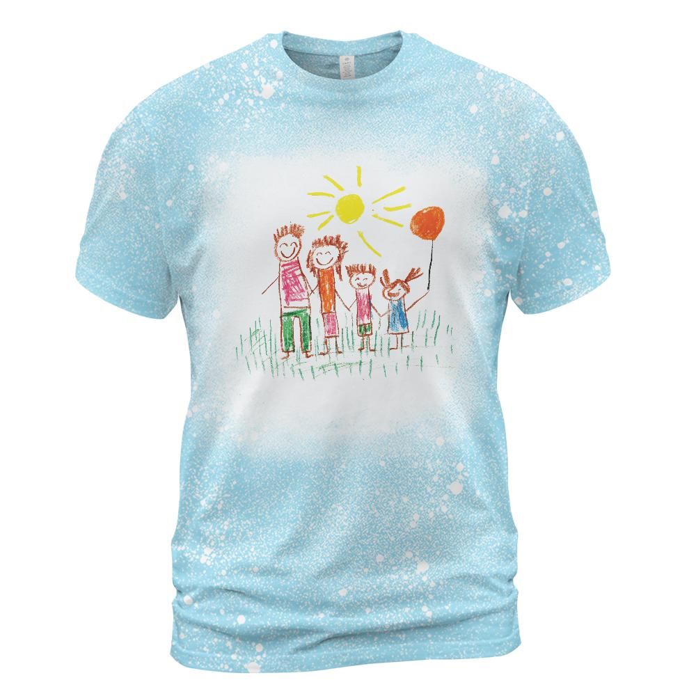 Custom Kid's Art Bleached T-shirts