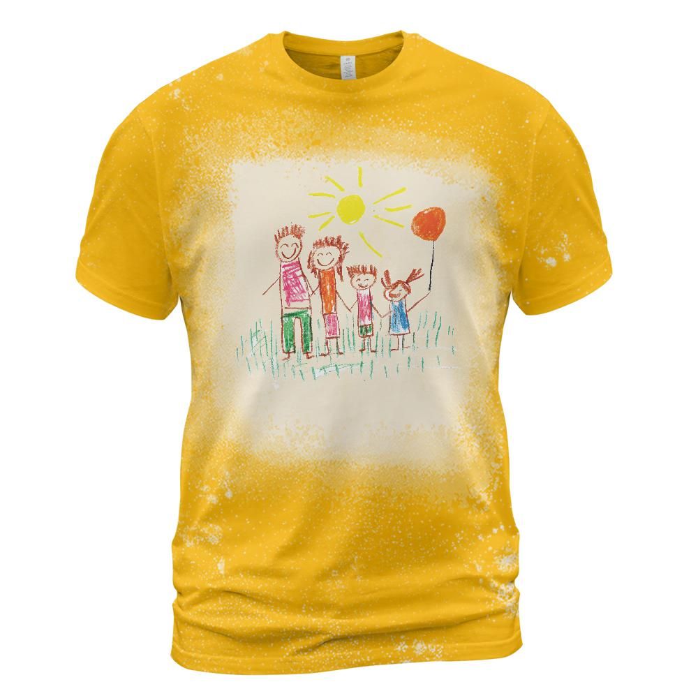 Custom Kid's Art Bleached T-shirts