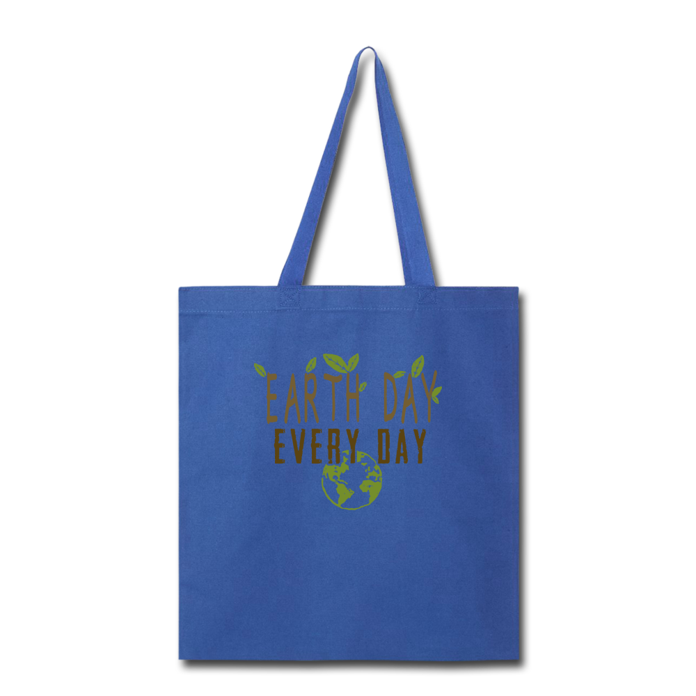 Earthday Every day-Tote Bag - royal blue