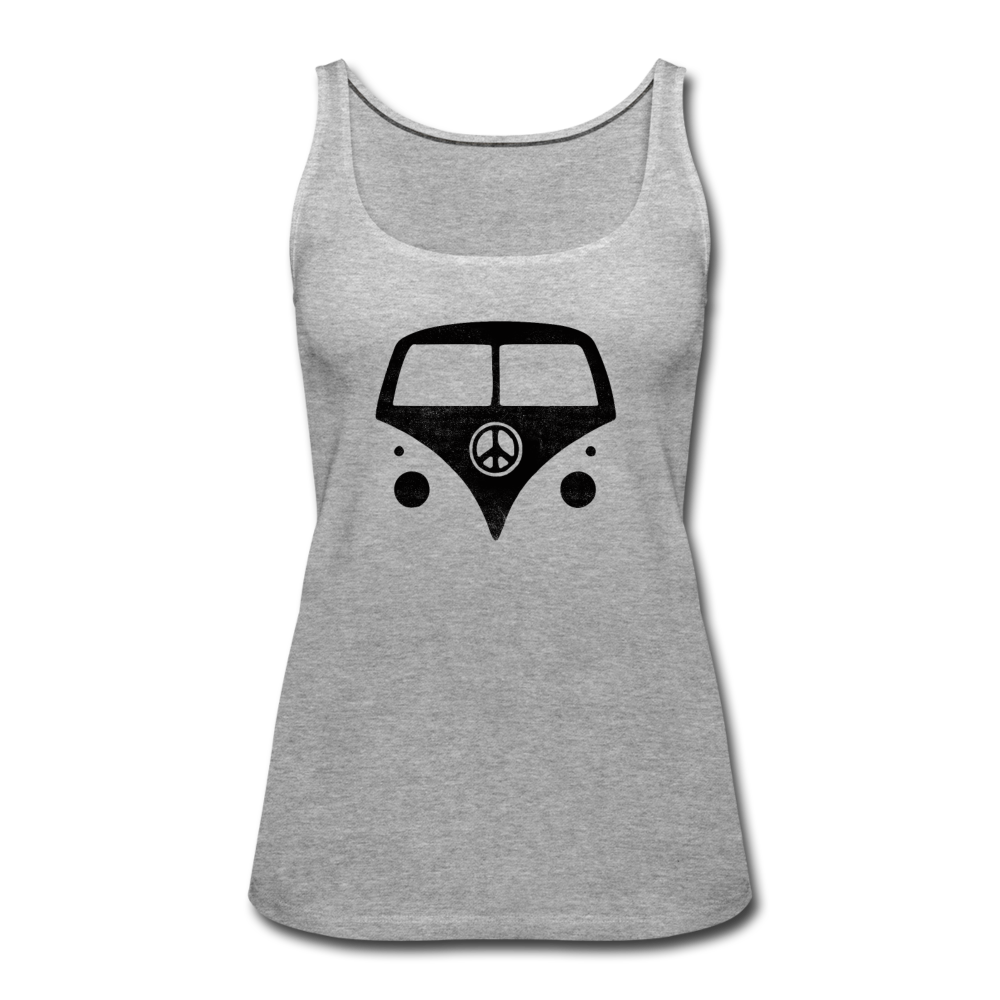 Hippie Van- Women’s Premium Tank Top - heather gray