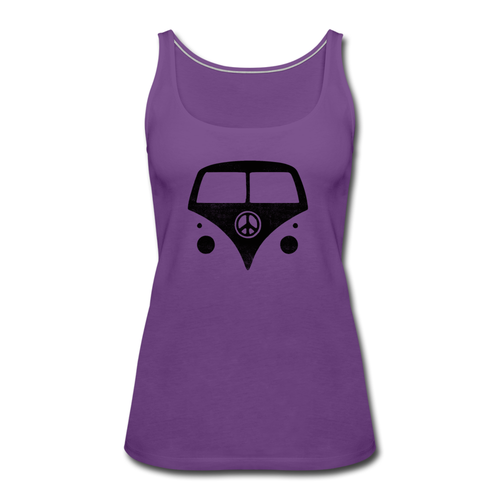 Hippie Van- Women’s Premium Tank Top - purple