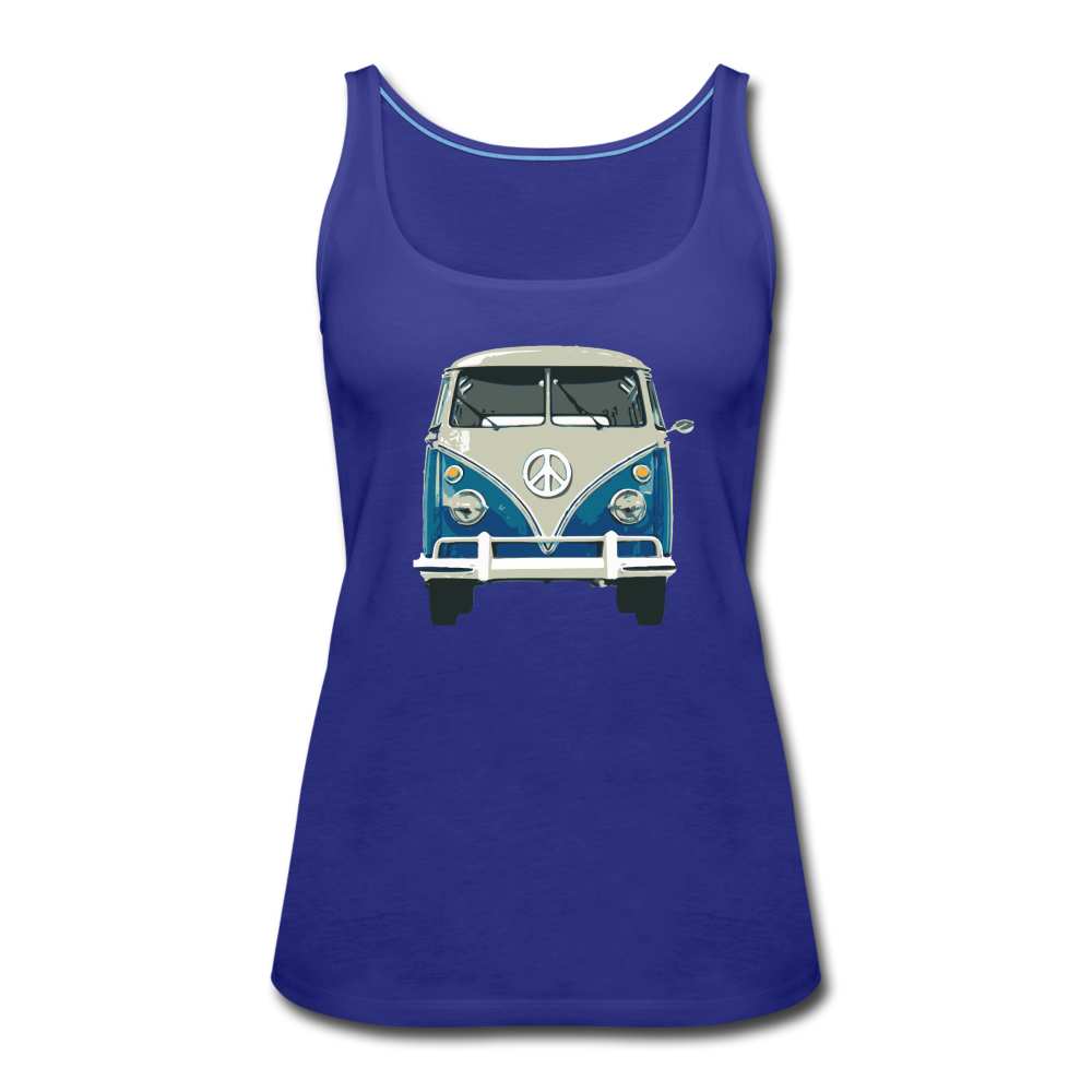 Hippie Van- Women’s Premium Tank Top - royal blue
