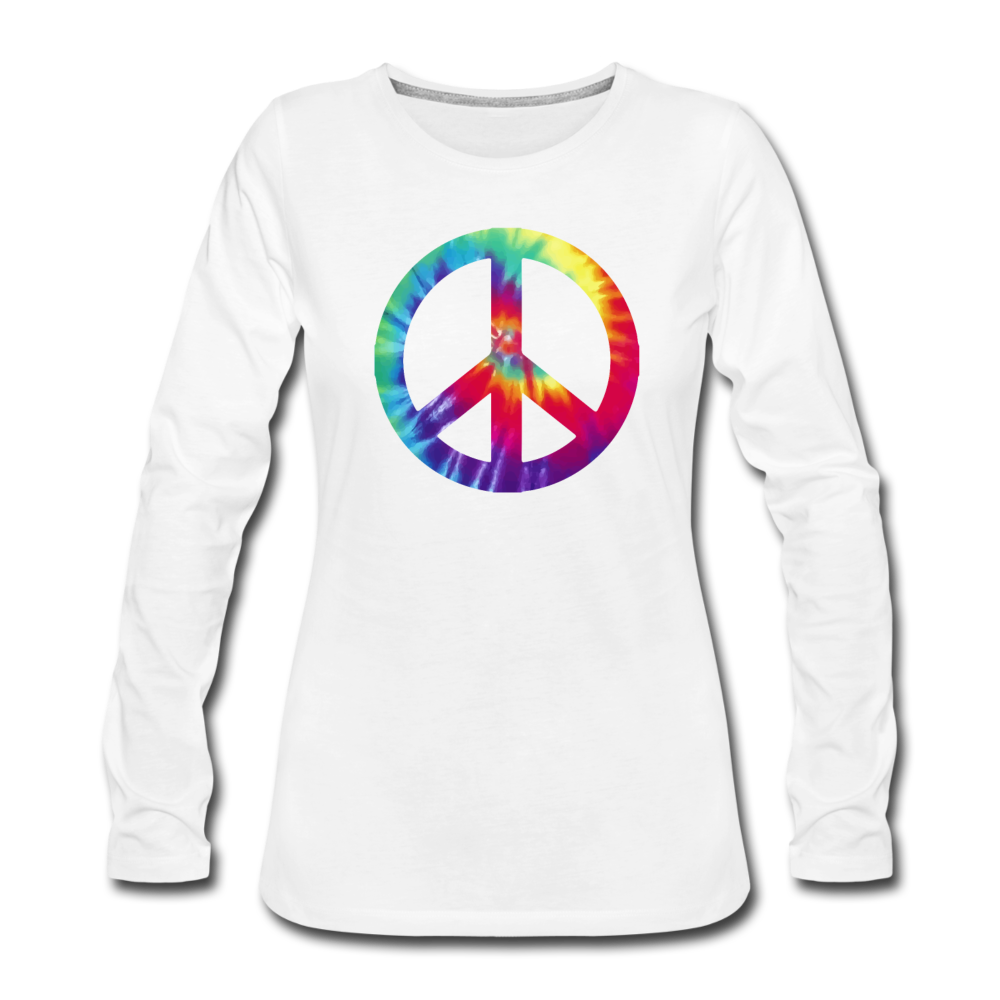 Peace Sign - white