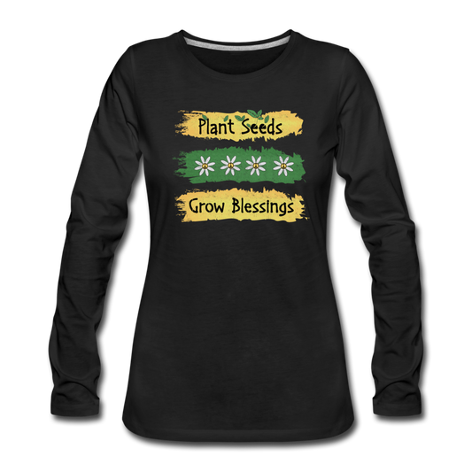 Plant Seed Grow Blessing - black