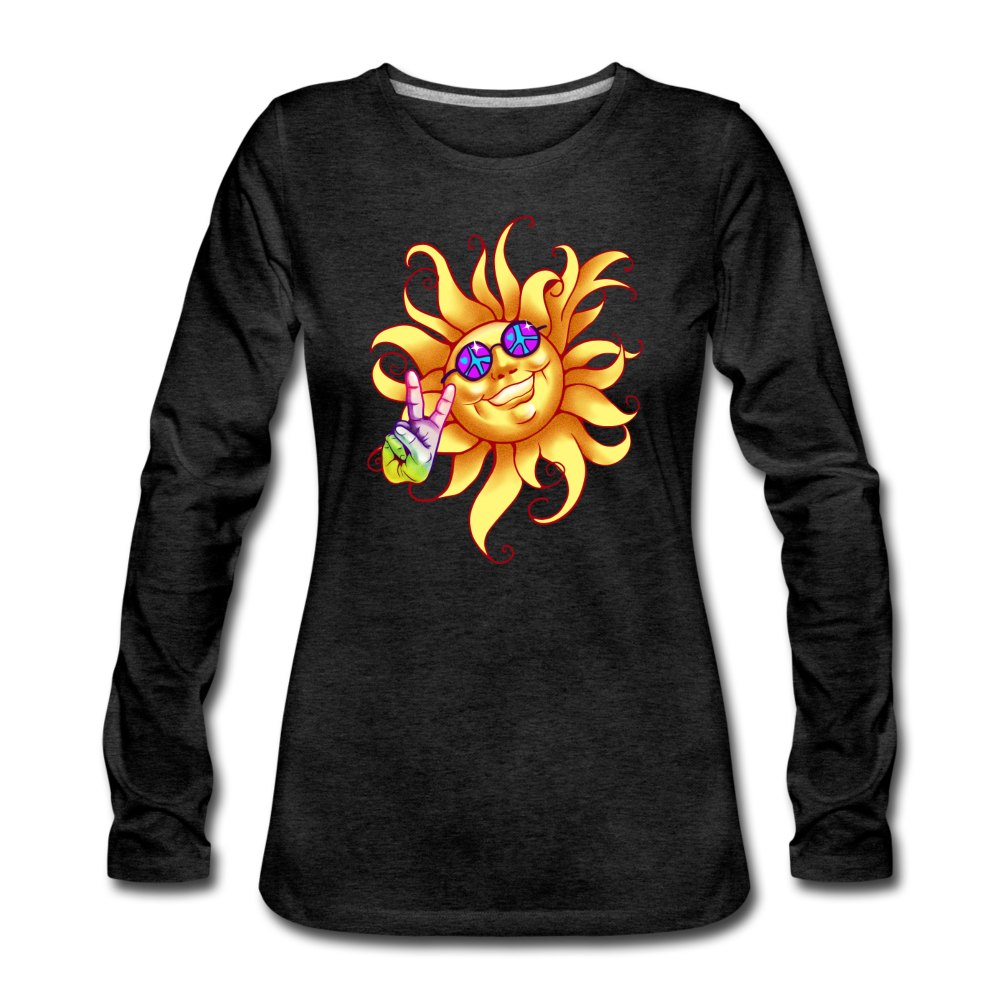Sun Peace Out - charcoal gray