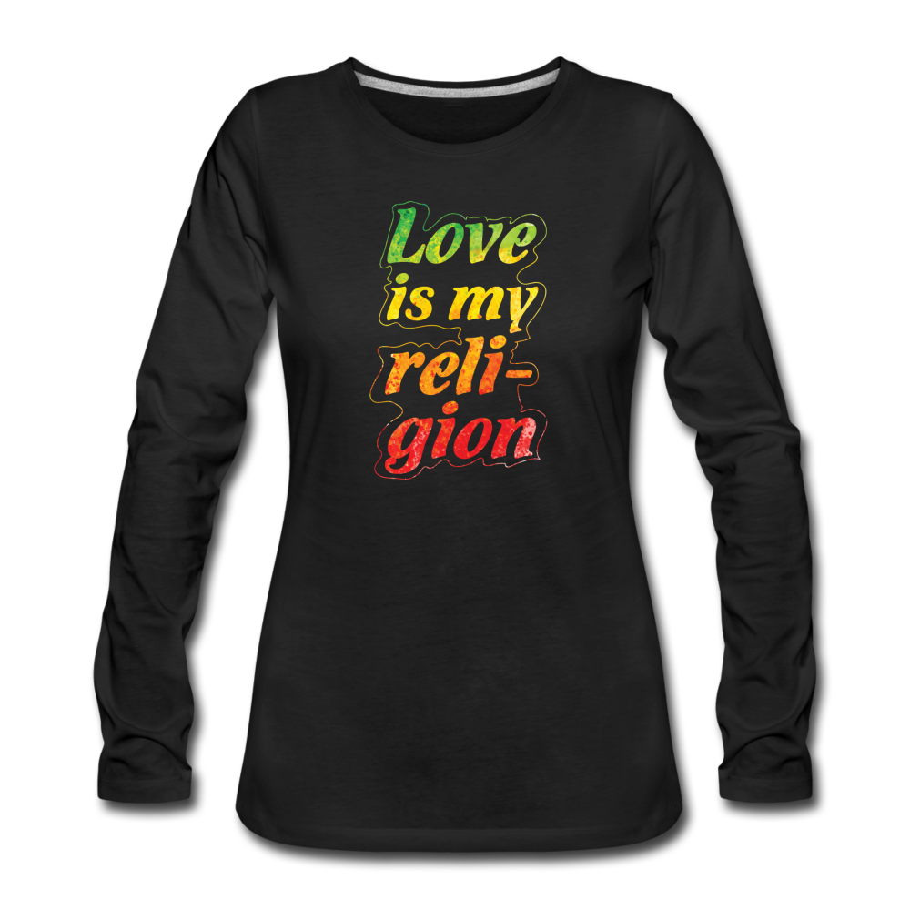 LOVE IS MY RELIGION - black