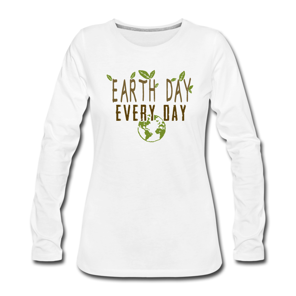 Earth Day Every Day - white