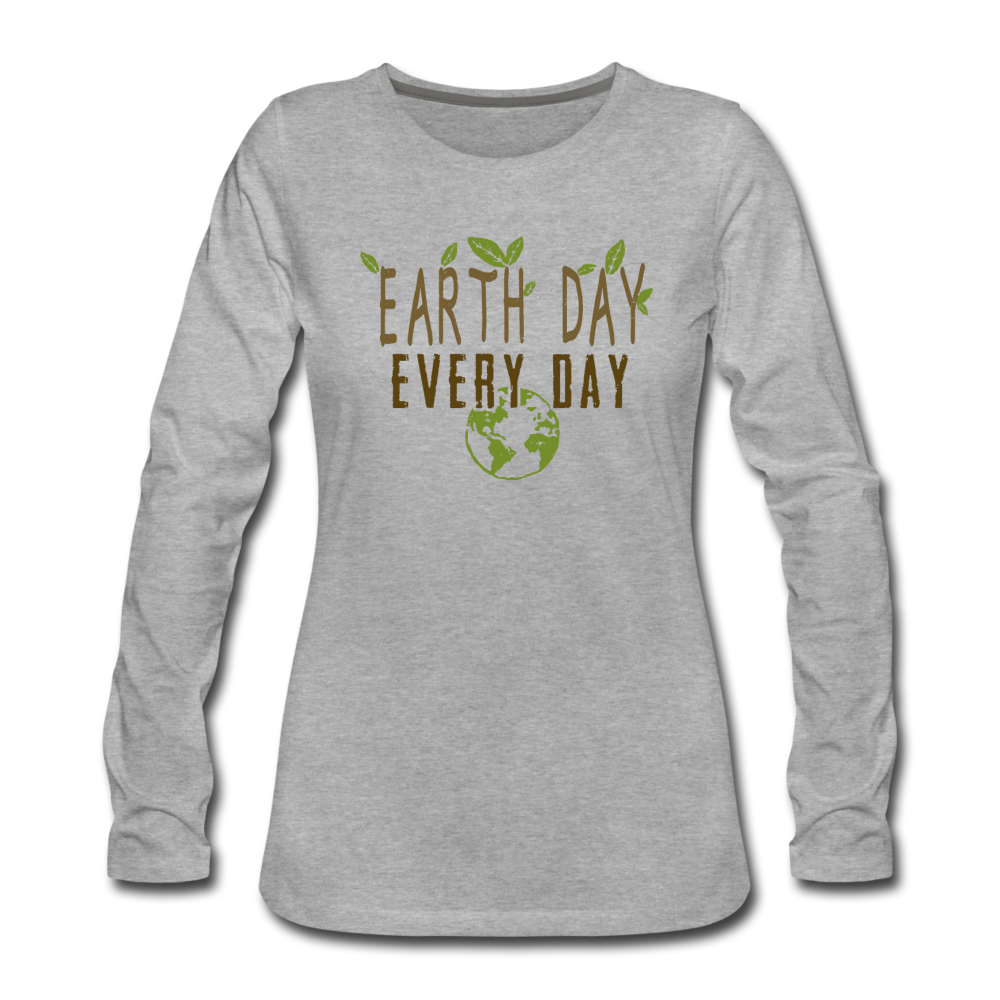 Earth Day Every Day - heather gray