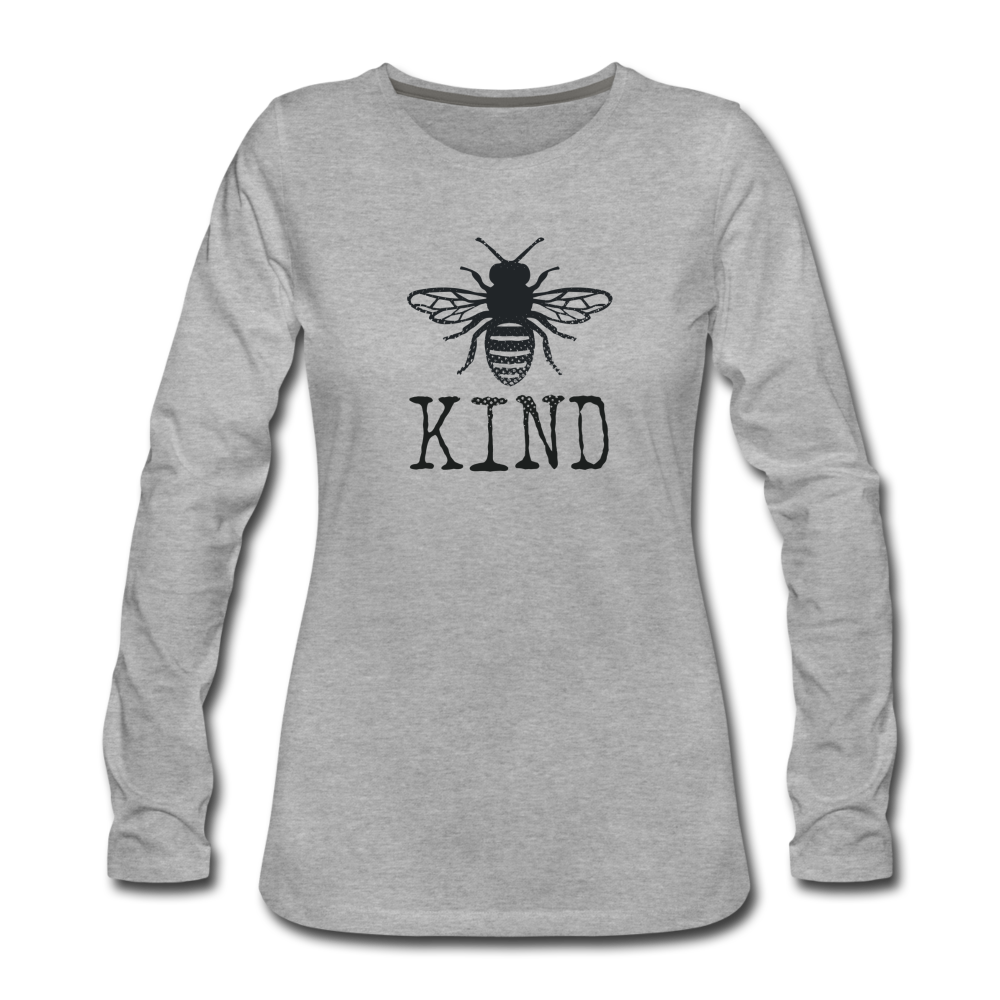 Bee Kind - heather gray