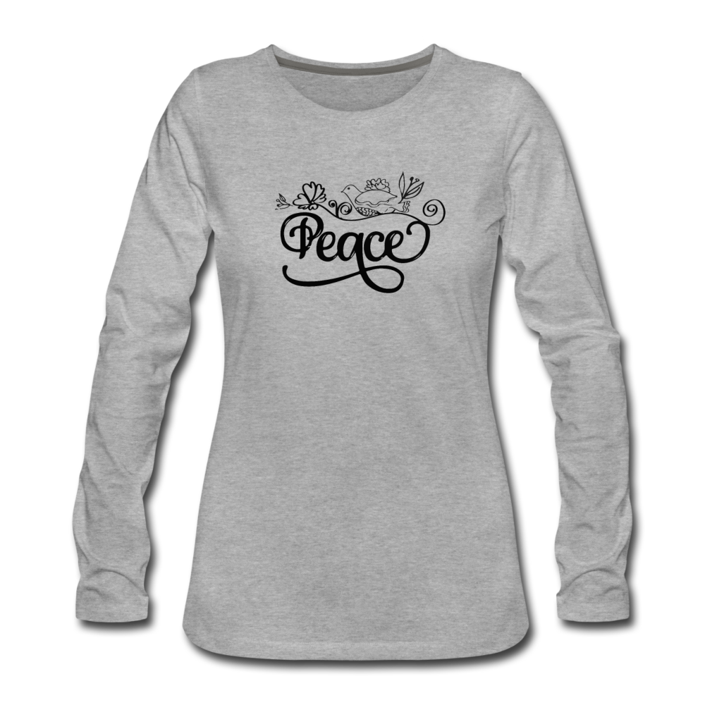 Peace Wings - heather gray