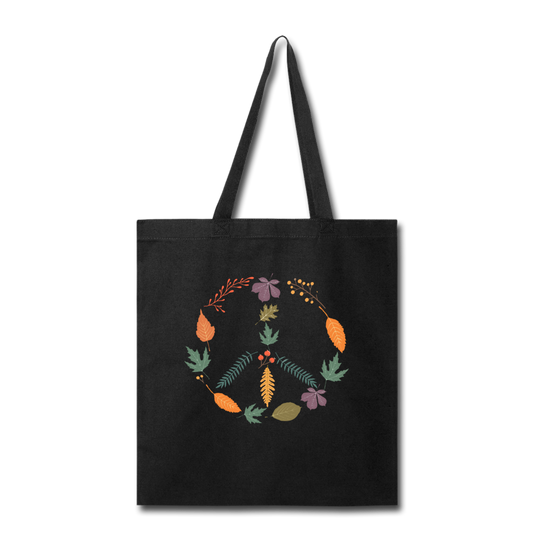 Fall Peace Sign - black