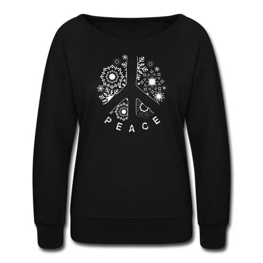 Holiday Peace Sign - black