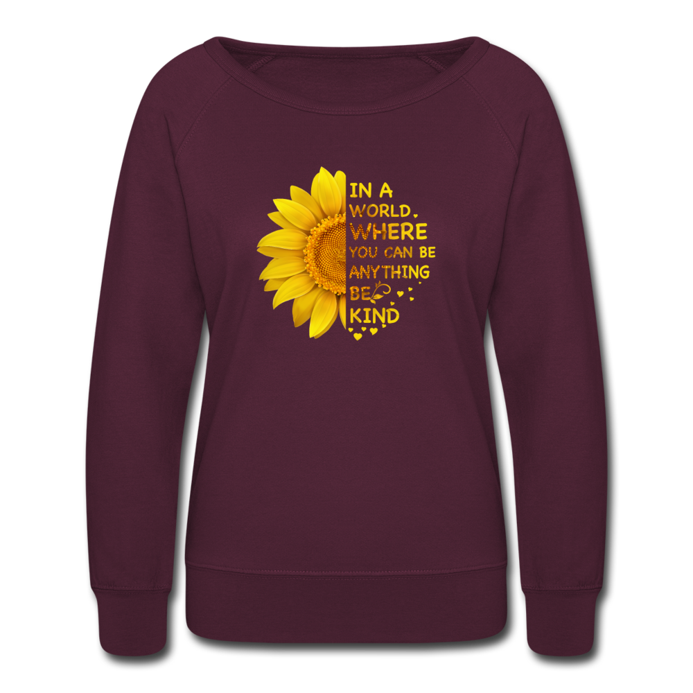 Sunflower- Be Kind - plum