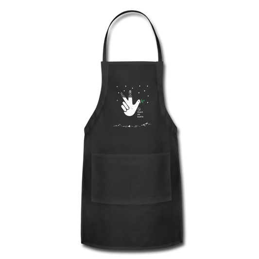 Peace On Earth- Adjustable Apron - black