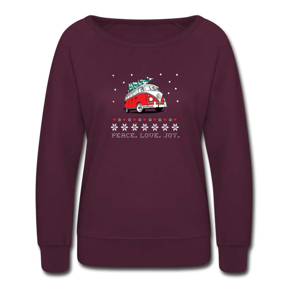 Ugly Hippie Van Holiday- Sweatshirt - plum