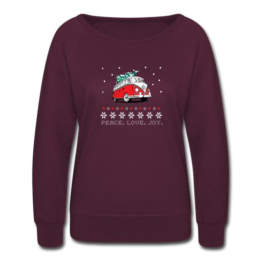 Ugly Hippie Van Holiday- Sweatshirt - plum