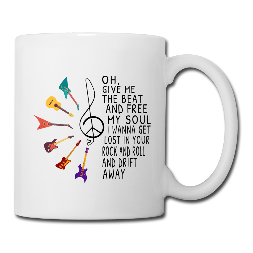 Rock n Roll Soul Coffee/Tea Mug - white