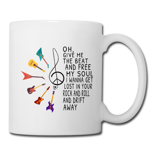 Rock n Roll Soul Coffee/Tea Mug - white