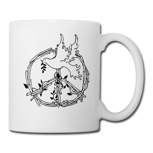 Peace Wings - Coffee/Tea Mug - white