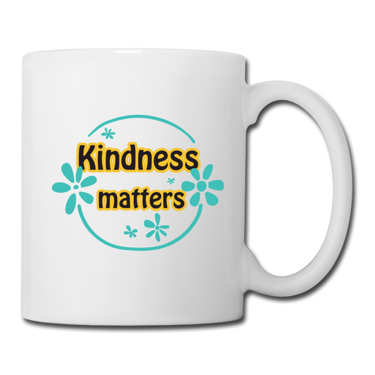 Kindness Matters - Coffee/Tea Mug - white