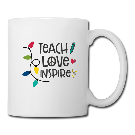 Teach Love Inspire - Coffee/Tea Mug - white