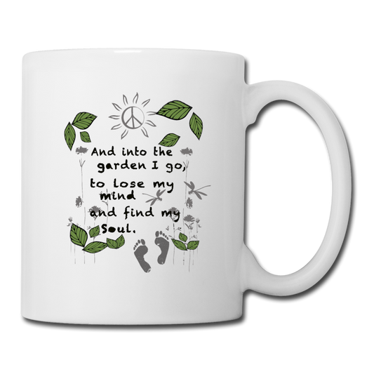 Into The Garden Coffee/Tea Mug - white