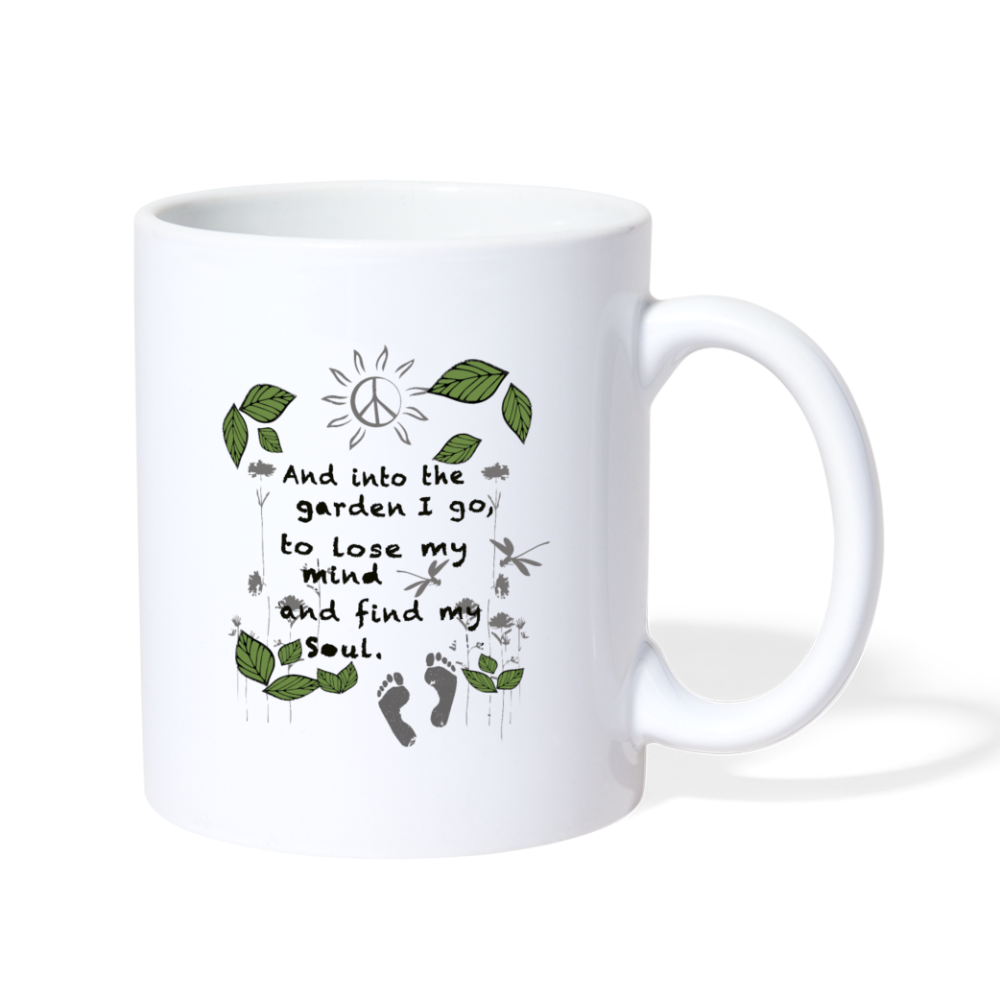 Into The Garden Coffee/Tea Mug - white