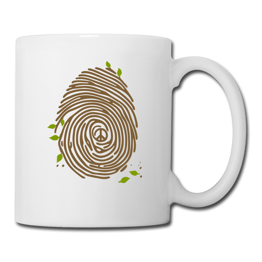 Tree Hugger Coffee/Tea Mug - white