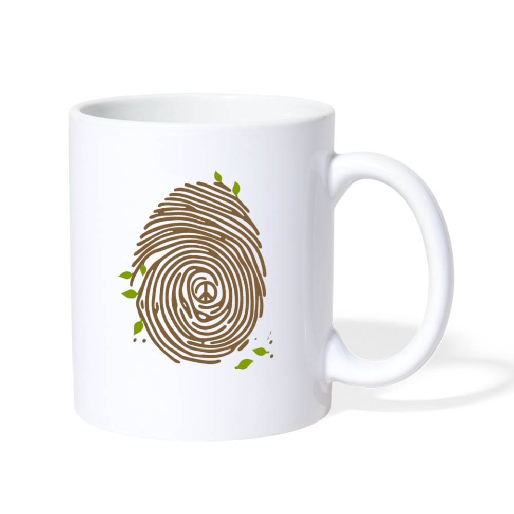 Tree Hugger Coffee/Tea Mug - white