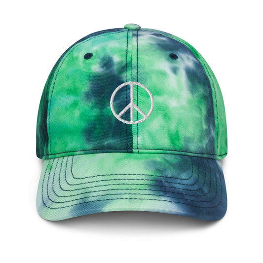 Peace Sign Tie Dye Hat